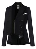 Fair Play Alissa Summer Comfi-Mesh Short Tailcoat Black