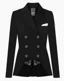 Fair Play Alissa Summer Comfi-Mesh Short Tailcoat Black