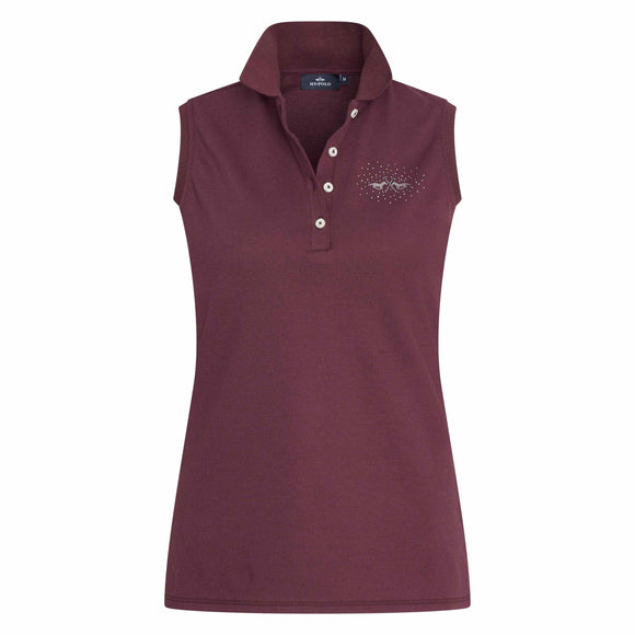 HV Polo Classic Sleeveless Shirt Dark Berry