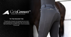 Euro-Star ES Aurelia Grip Connect Breeches Magnet Grey