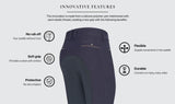 Euro-Star ES Aurelia Grip Connect Breeches Magnet Grey