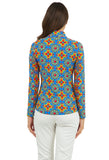 Ibkul  Scarlet Blue Sun Shirt