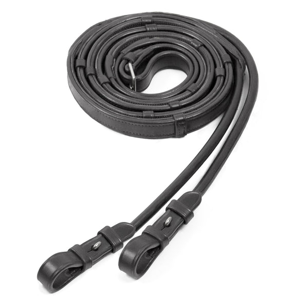 Shockemohle Rolled Rubber Bridle Reins- Full Size
