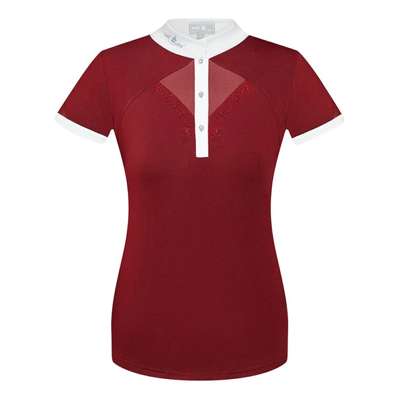 Fair Play Cathrine Competition Shirt Burgandy