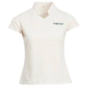 Montar Lacey Short Sleeve Shirt - White Melange