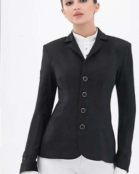 Fair Play Taylor Chic Comfi-Mesh Show Coat Black