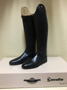 Cavallo Insignis Patent Trim Dressage Boots US 10 (calf 36cm height 46cm)