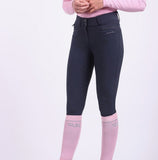 QHP Maxime Full Grip Breeches Navy