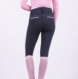 QHP Maxime Full Grip Breeches Navy